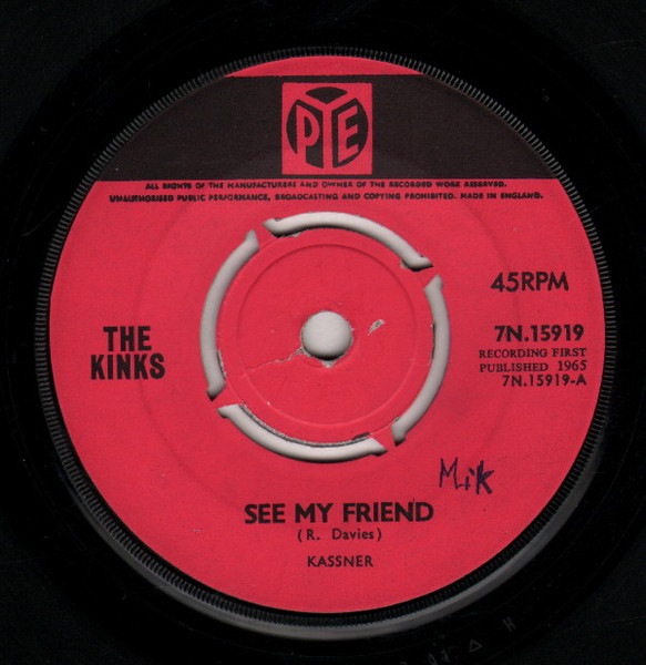 The Kinks See My Friend Releases Discogs