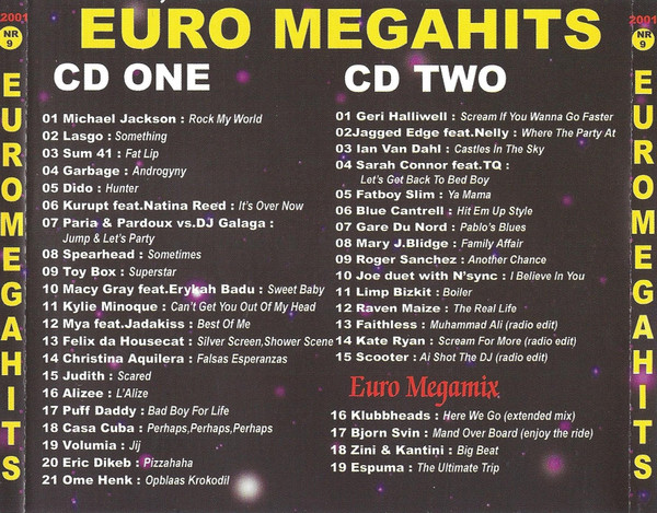 last ned album Various - Euro Mega Hits 2001 Nr 9 SeptOkt