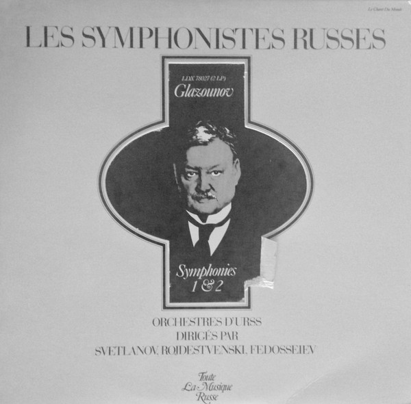 télécharger l'album Glazounov Rojdestvenski - Symphonies 1 2