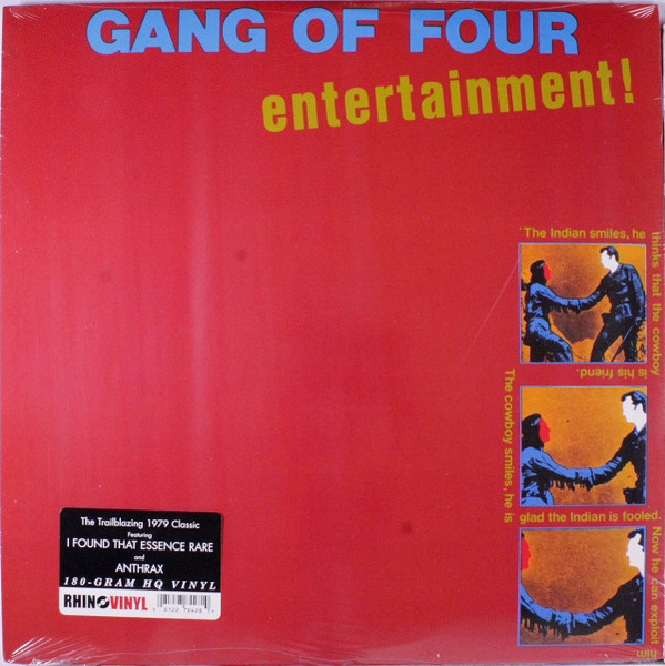 Gang Of Four – Entertainment! (2005, 180 Gram, Vinyl) - Discogs