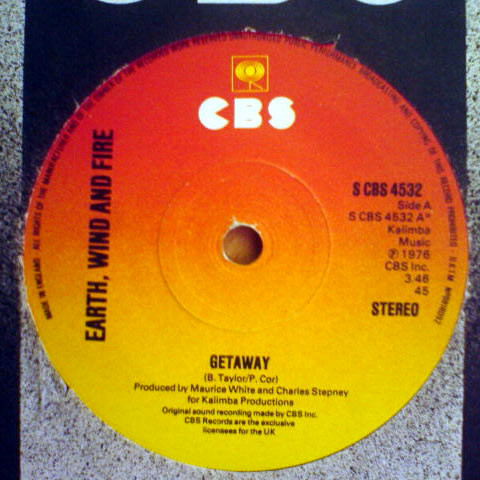 Earth Wind And Fire Getaway 1976 Vinyl Discogs