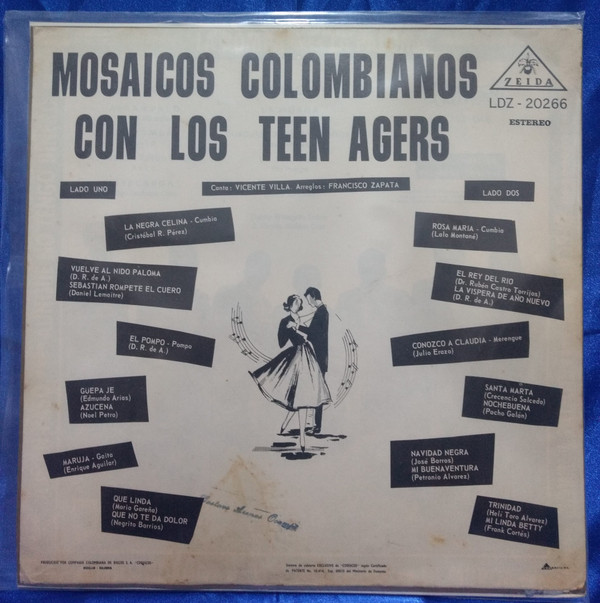 Album herunterladen Los Teen Agers - Mosaicos Colombianos Con Los Teen Agers