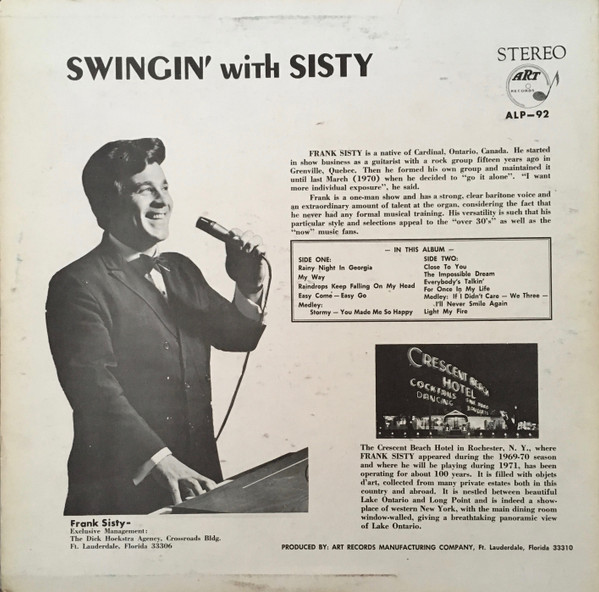 last ned album Frank Sisty - Swingin With Sisty