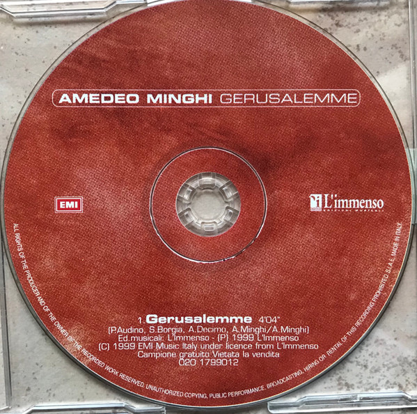 télécharger l'album Amedeo Minghi - Gerusalemme