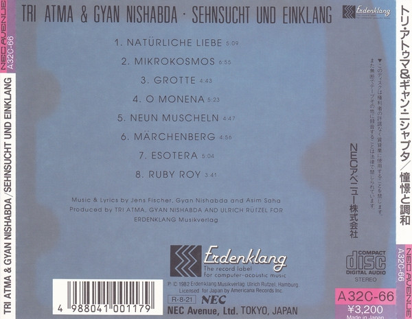 lataa albumi Tri Atma & Gyan Nishabda - Sehnsucht Und Einklang