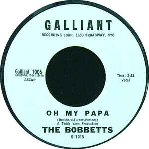 The Bobbettes – Oh My Papa / I Cried (1960, Vinyl) - Discogs