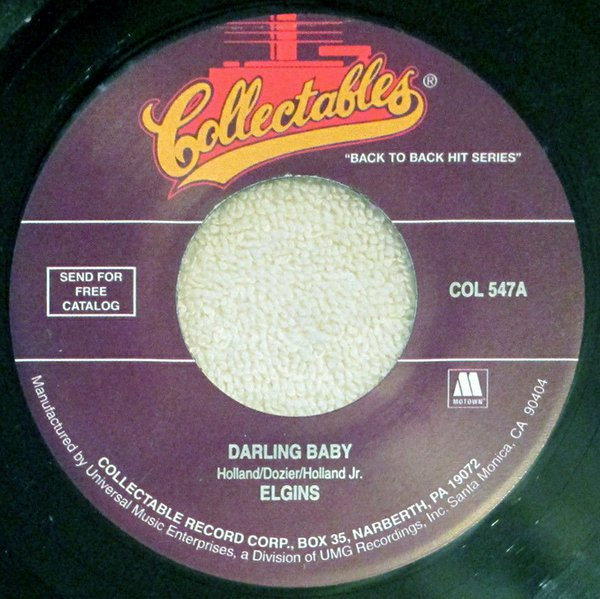 Album herunterladen Download The Elgins - Darling Baby Heaven Must Have Sent You album