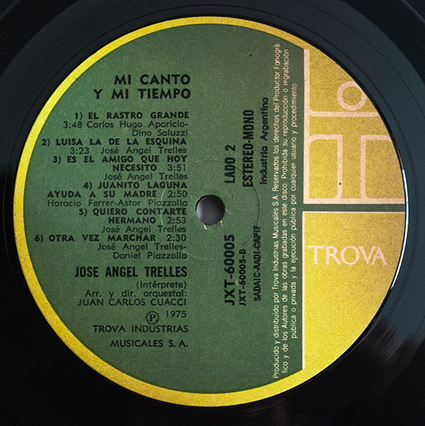 Album herunterladen José Angel Trelles - Mi Canto Y Mi Tiempo