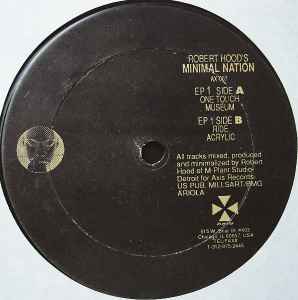 Robert Hood - Minimal Nation album cover