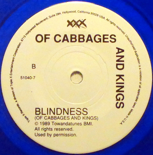 descargar álbum Of Cabbages And Kings - The Reign Blindness