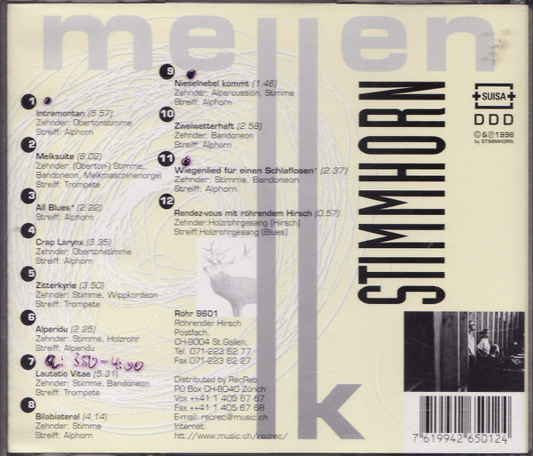 descargar álbum Download Stimmhorn - Melken album