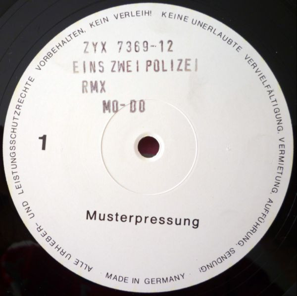 Mo Do Eins Zwei Polizei Tekst Mo-Do – Eins, Zwei, Polizei (Rmx) (1994, Vinyl) - Discogs