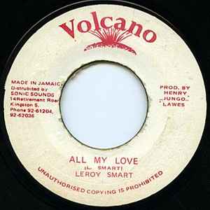 Leroy Smart - All My Love album cover