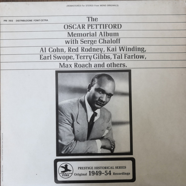 Oscar Pettiford – The Oscar Pettiford Memorial Album (Vinyl) - Discogs