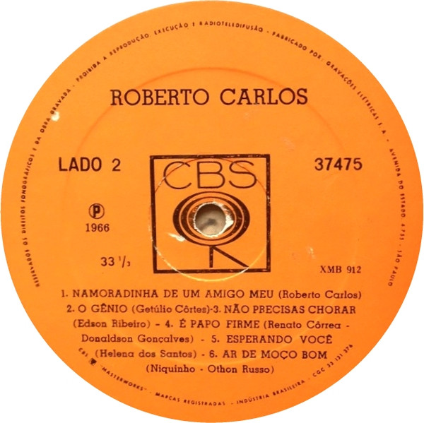 Roberto Carlos - Roberto Carlos | CBS (37475) - 4