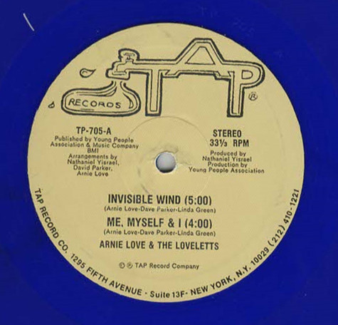 Arnie Love & The Loveletts – Invisible Wind / Me, Myself & I / We