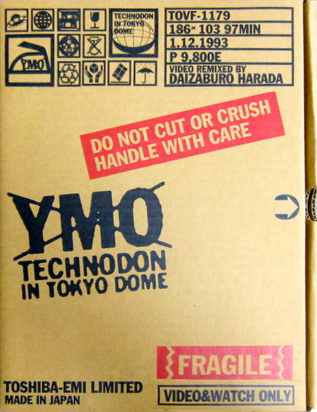 YMO - Technodon In Tokyo Dome | Releases | Discogs