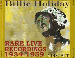 Billie Holiday - Rare Live Recordings 1934 - 1959 アルバムカバー