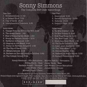 Sonny Simmons - The Complete ESP-Disk' Recordings アルバムカバー