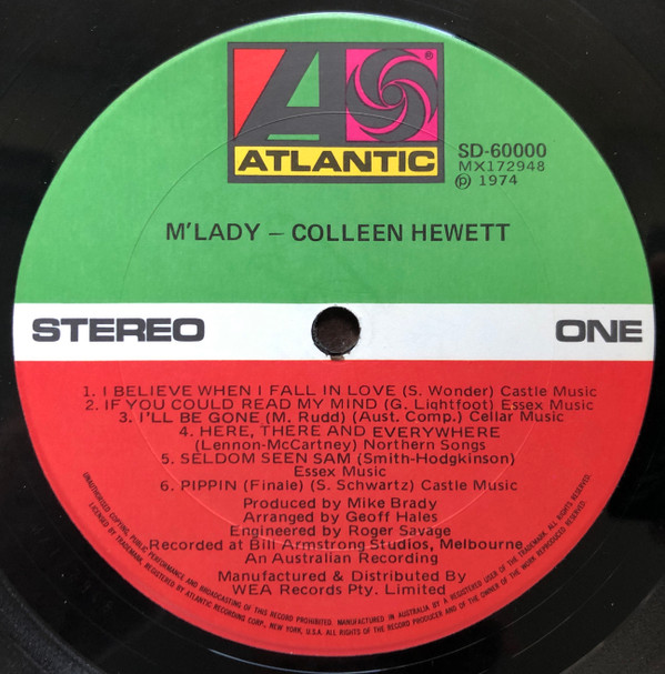 last ned album Colleen Hewett - MLady