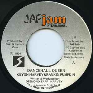 Ceyon Harvey & Rankin Pumpkin – Dancehall Queen (1994, Vinyl