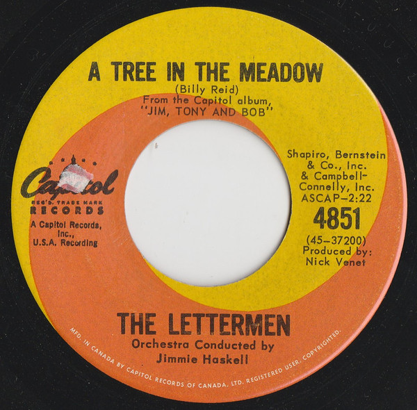 The Lettermen Again A Tree In The Meadow 1962 Vinyl Discogs