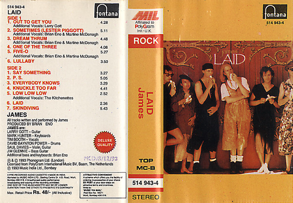 James – Laid (2015, Vinyl) - Discogs