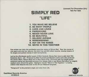 Simply Red – Life (1995, CD) - Discogs