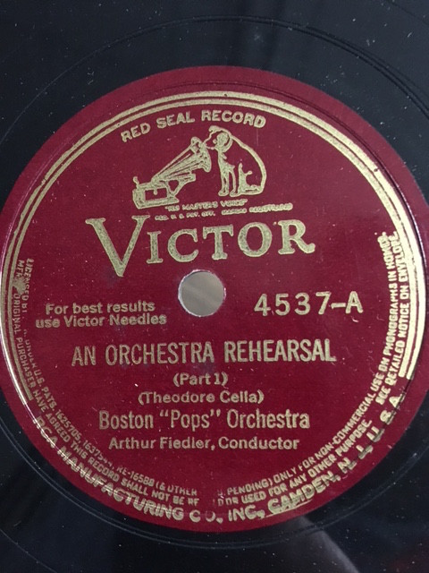ladda ner album Boston Pops Orchestra - An Orchestra Rehearsal Part 1 An Orchestra Rehearsal Concluded