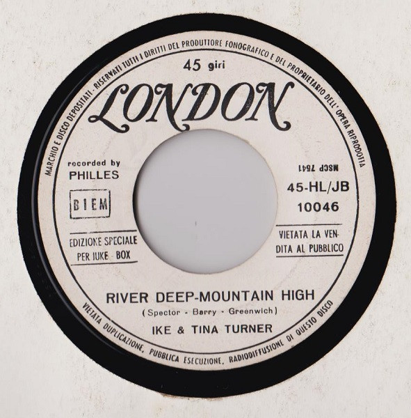 Ike & Tina Turner Featuring Tina - River Deep - Mountain High / I