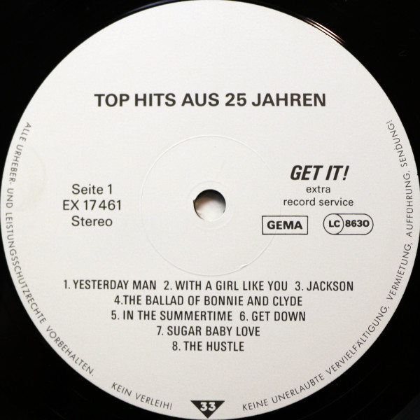baixar álbum Various - Top Hits Aus 25 Jahren