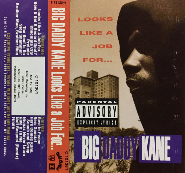 Big Daddy Kane – Looks Like A Job For (1993, BMG, Cassette 