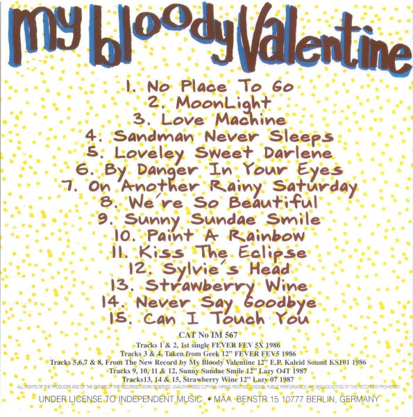 My Bloody Valentine – Things Left Behind... (2001, CD) - Discogs