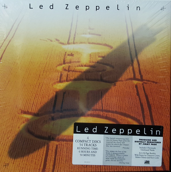 Led Zeppelin Box Set (CD, 1990 10-Disc) hard rock heavy metal blues Robert  Plant