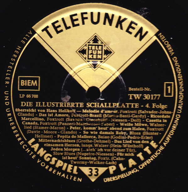 descargar álbum Hans Hellhoff - Die Illustrierte Schallplatte 4 Folge Überraschung Für Schlagerfreunde