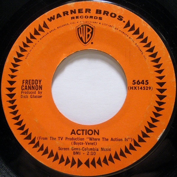 Freddy Cannon – Action / Beachwood City (1965, Terre Haute
