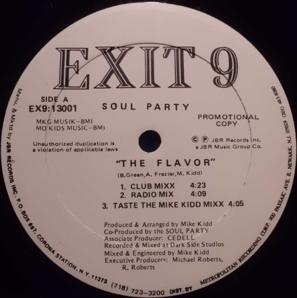 Soul Party – The Flavor / Lips Together Teeth Apart (1992, Vinyl