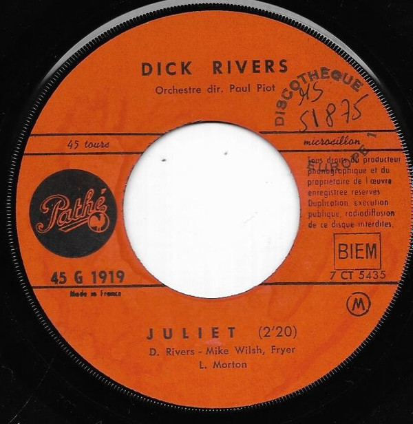 descargar álbum Dick Rivers - Dis Tu Dois MEcouter