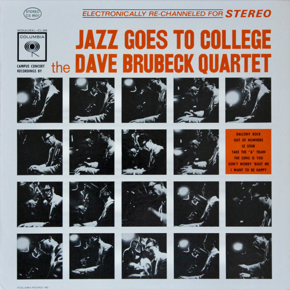 The Dave Brubeck Quartet – Jazz Goes To College (1962, Vinyl 