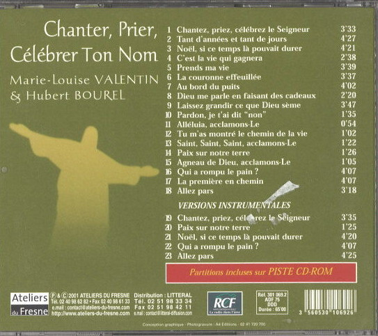 descargar álbum MarieLouise Valentin & Hubert Bourel - Chanter Prier Célébrer Ton Nom
