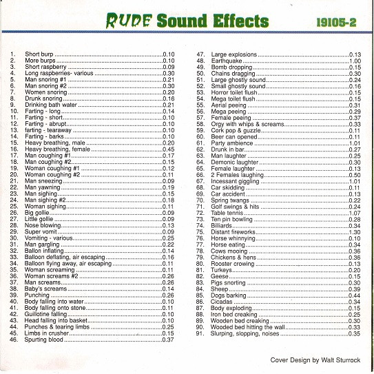 baixar álbum No Artist - Rude Sound Effects