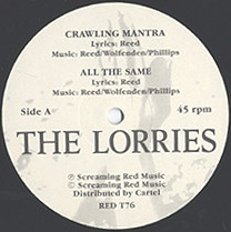 THE LORRIES - CRAWLING MANTRA - U.S. 12" VINYL EP 1987 HMS