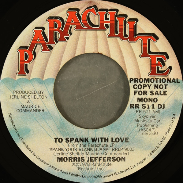 Morris Jefferson – To Spank With Love (1978, Vinyl) - Discogs