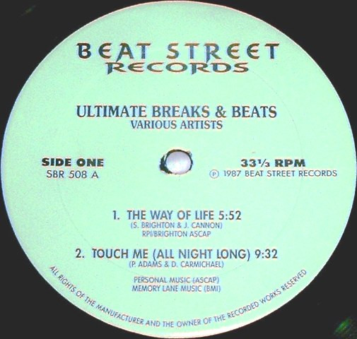 Ultimate Breaks & Beats (1987, White Labels, Vinyl) - Discogs
