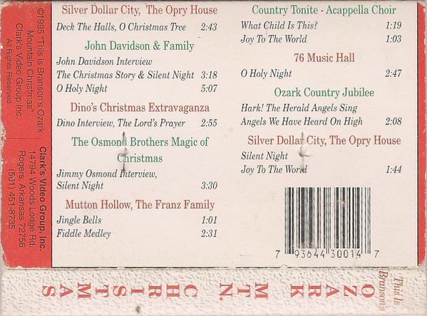 lataa albumi Various - This Is Bransons Ozark Mountain Christmas Volume 1
