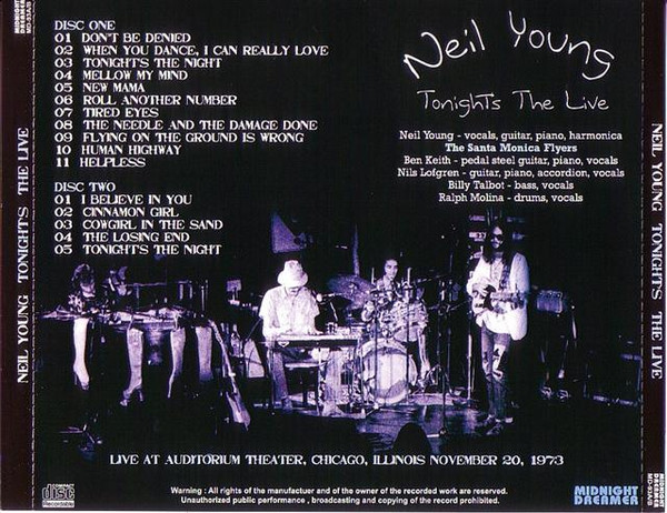baixar álbum Neil Young - Tonights The Live