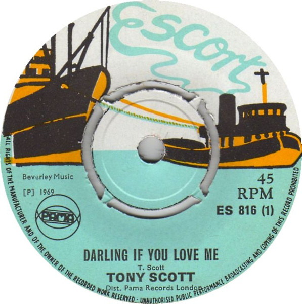 Tony Scott – Darling If You Love Me (1969, Vinyl) - Discogs