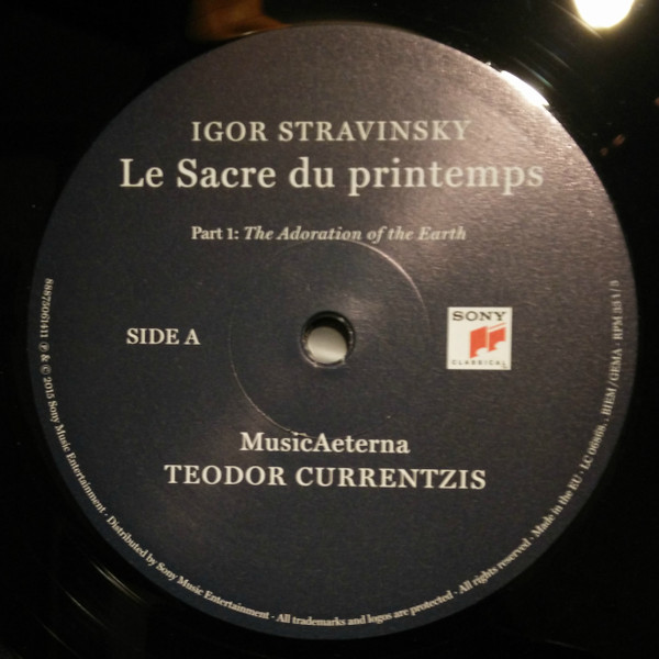 last ned album Stravinsky MusicAeterna Teodor Currentzis - La Sacre Du Printemps The Rite Of Spring Die Fruhlingsweihe Revised 1947 Version
