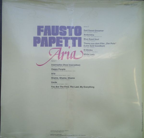 ladda ner album Fausto Papetti - Aria