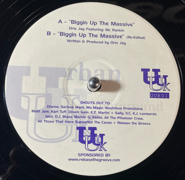 Oris Jay Featuring MC Rankin Biggin Up The Massive 2000 Vinyl